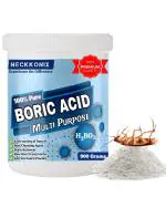 NECKKONIX Boric Acid Powder - 800 Grams (Reusable Container Pack) 100% Pure for Multiples Purposes