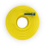 GARBNOIRE Flexible PVC Heavy Duty Yellow Garden Water Pipe/ Lightweight, durable & flexible PVC Pipe/Garden Outdoors Pipes with Hose Connector / The best choice for outdoor-indoor use (20 Meter, 0.5 Inch)