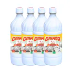 Gainda Premium White Floor Cleaner Disinfectant Phenyl Liquid Surface Cleaner for Hospitals, Homes, Offices & Commercial Use Removes Dirt, Stains & Germs - 1 L (pack of 4)