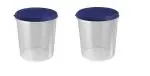 Ratan Plastic Storage Container Pack of 2, BPA FREE (Packof2-5kg)