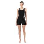 Speedo Women Black Nylon Hyperboom Splice Legsuit (34)