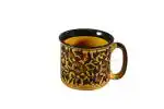 Caffeine Brown Ceramic Maggie Mug, 600 Ml
