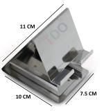 TDO Stainless Steel Mobile Stand Holder & Tablets for Desk with Visiting Card Holder (Rust and Corrosion Proof)