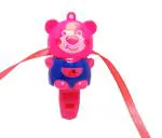 Kavim Kids RAKHI 23539 Plastic (PVC) Rakhi Set (Bear Light Whistle , Rakhi For kids)