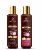 Khadi Organique Red Onion Hair Oil & Red Onion Hair Shampoo (Pack of 2) 300 ml