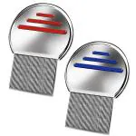 2 Pack Professional Stainless Steel Comb multi color
