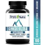 Simply Nutra Ginkgo Biloba 500 mg Health Supplement 100 Capsules
