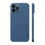 Memumi Slim Series Ultra Thin 0.3mm Back Cover Case for Apple iPhone 12 Pro Fingerprint and Scratch Resistant (Metalic Blue)