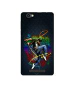 Casotec Boy With Music Design Printed Silicon Soft TPU Back Case Cover for XOLO Era 4G
