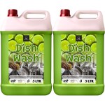 BLISS & BLUSH Dishwash Liquid 10 Liter Green Kitchen Utensil Cleaner Removes Grease & Oil Dishwashing Detergent