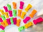 SHOPITECH 48 Pcs Mix Color Plastic Cloth Hanging Clips Clothes Pegs for Drying