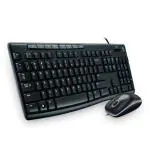 Logitech MK100 Black Wired Keyboard And Mouse (28 X 15 X 5 Cm)