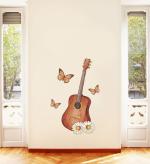 Sticker Studio Vinyl Guitar Wall Sticker And Decals Viny 58cm X 51cm