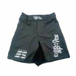 Edition Sports MMA Shorts for Men Print Muay Thai Shorts Fight Training Boxing Trunks Grey (Size-Small):