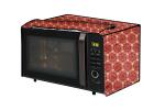 The Furnishing Tree Microwave Oven Cover for Samsung 28L CE1041DSB2/TL Frieze Pattern Maroon