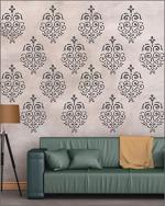 Nulomi Plastic 1273 Reusable DIY Wall Stencil Painting for Home Decoration 12 X 12