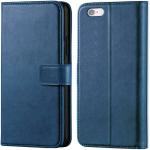 Slugabed Flip Cover Back Case for Apple iPhone 6s Plus | Leather Finish | Inbuilt Stand & Pockets | Wallet Style Flip Back Case Cover for Apple iPhone 6s Plus (Blue)
