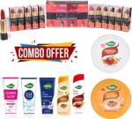 Sipani HD Lipsticks Combo (Set Of 12PCS-30gm) with 6 butter cream & Lotion Combo