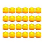 ROMJ Battery Operated LED Candle Light Diwali Decoration Lights Tealight Wall Lighting Diya Decorative Lights for Home Decoration Set of 18