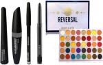 Bingeable Kajal Eyeliner Mascara And Black 40 Color Reversal Eye Shadow Palette (Set Of 3)