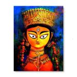 Tulip N Turtle Color 53 Durga Diy Acrylic Paint By Number Kit For Adults Kids Beginner