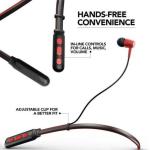 Appslite B-11 Neckband Bluetooth Headphones Wireless Sport Stereo Headsets Earphones with Inbuilt Mic for All Smartphones & Devices.