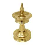 Malabar Crafts 3 Inch Brass Oil Lamp