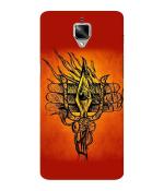 Bhaicover OnePlus 3 Shiva Trishul Printed Colorful Back Case Cover