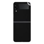 GADGETSWRAP Premium Material Skin Vinyl Decal Sticker Compatible With Samsung Galaxy Z Flip 3- Black Matte