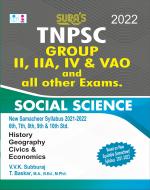 SURA'S TNPSC Social Science For GROUP II, IIA, IV and VAO and all other Exams Book in English Medium
