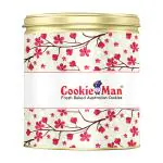 Cookieman Cookies - Gift Tin | Tea and Chai Time Snacks | Eggless Cookies (Butter Cashew Cookies, Large)