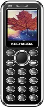 Kechaoda K115, Dual Sim, Black, Feature Phone