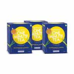Society One Minute Tea | Lemongrass Flavour | Refreshing Lemongrass flavour | Flavoured Instant Tea | 14g X 10 Sachets (140g) | Pack of 3