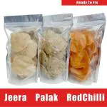Yuvraj Jeera Rice Papad, Palak, Red Chilly Khichiya (150 g x 2) and Fryums 300 gm