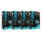 Skore Dotted & Ribbed Condoms (Zig Zag) 10N (Pack of 4)