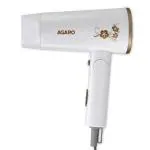 AGARO HD 1217 Hair Dryer, 2 Speed 3 Temperature Settings, Cool Shot, Foldable handle, 1800Watts, hair Drying, hair Styling For Men & Women , White