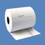 Techxtra 79MM x 50 mtr (3 Inch) (55 GSM) Thermal Paper roll ideal for Billing, POS Machine. (TXI7950) (Pack of 75 Rolls)