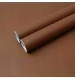 WOLPEP Brown Vinyl Plan Colour Self Adhesive Wallpaper