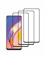 GADGETRONICS Oppo F19 Pro and Pro Plus 5G Black Tempered Glass Scratch Resistant and Anti Fingerprint Screen Protector
