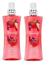 Body Fantasies Signature Fragrance Body Mist For Girls And Women Strawberry, 236 Ml (Pack Of 2)