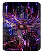 Wrap Craft Fancy Sticker Printed Multicolor Back Skin High Quality Premium Protected Mobile Skin For REDMI NOTE 9S Multi Colour Stickers Vinyl Material 100% Removable (REDMI NOTE 9S-253 )