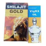 GIRIK MC Shilajit Gold + Vigrx Oil Combo (30 Capsules + 30 ml) Pack of 1