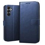 SROCK Flip Back Cover Case for Samsung Galaxy A04s|Leather Finish | Inbuilt Stand & Pockets | Wallet Style Flip Back Case Cover for Samsung Galaxy A04s - Blue