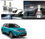 Feelitson White Car C6 H4 Compact Design 36W/3800Lm Led Headlight For Maruti Suzuki Grand Vitara (Pack Of 2)