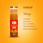 RAINBOW AGARPATHI Organic and Non-Toxic Incense Agarbatti Sticks 250g Mango Agarbatti