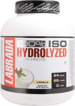 Labrada Nutrition ISO Hydrolyzed Vanilla 100% Whey Protein Isolate Health Supplement 2 kg