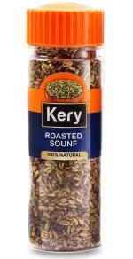 Kery Roasted Saunf Mukhwas, 1 Bottles, 60g (Diet Green Fennel Mouth Freshener)