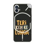 GADGETSWRAP Printed Vinyl Skin Sticker for Google Nothing 1 - teri-keh-ke-lunga