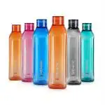 Cello Venice Plastic Water Bottle, 1L, Set of 6, Multicolour