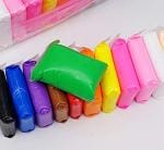 SHARMA BUSINESS Bouncing and Soft Clay Pack of 12 Multicolor for Kids with 3 Tools